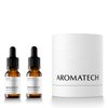 AromaTech Santal & Love Affair Set | Aroma Diffuser Essential Oils Blend of Santal Cardamom, Papyrus, Musk | Love Affair Jasmin, Saffron, Cedar, Ambergris - 10 Milliliter