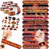 48 Volcano 24PCS Volcano Temporary Tattoos Sticker 24PCS Slap Bracelets Perfect for Themed Birthday Party Favors Baby Showers or Classroom Rewards Ideal Decor and Gifts for Girls and Boys