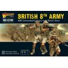 Warlord Bolt Action 8th Army Infantry Commonwealth Infantry Western Desert 1:56 WWII Military Wargaming Plastic Model Kit, Small