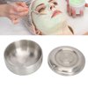 Saluaqui Facial Mask Mixing Bowl with Lid, 304 Stainless Steel Mixing Bowl for Facial Mask, Mud Mask and Other Skincare Products, Kitchen Food Storage Organizers Mixing Bowl