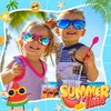 GIFTINBOX Kids Sunglasses Bulk，Kids Sunglasses Party Favor For Kids 4-8, 24Pack Translucent Sunglasses For Kids Boys Girls Age 3-8, Party Favors For Kids 3-5 UV400 Protection Pool Beach Party Favors……