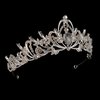 Fancy-J Silver Tiara Crowns for Women Girls Crystal Headband Princess Rhinestone Crown Bride Headbands Hair Accessories Jewelry Bridal Wedding Birthday Party Prom