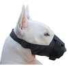 Nylon Dog Muzzle Adjustable Black (Medium: 7.5"-10.25" Snout)