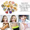 Emoticon Temporary Tattoo(160pcs 2inch), Konsait Funny Emoticon Tattoos Body Stickers for Kids Emoticon Party Favors Supplies with Heart Smirk