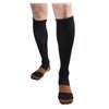 Bcurb Graduated Compression Socks (2 Pair) Calf High Men Women Support Stocking. (Black/Gold, Small/Medium)