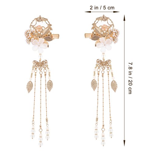 Lurrose Chinese Hair Clip Chinese Hair Pins Japanese Hair Pin Hanfu hairpin Hanfu Accessory Oiran Geisha Antiquity