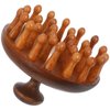 Sandalwood Small Massage Comb and Hair Brush - Scalp Massager, Hair Detangler, and Styling Tool for Natural Hair