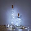 Cynzia 20 LED Wine Bottle Lights with Cork, 15 Pack Battery Operated Cork Shape Fairy Light Waterproof Mini Copper Silver Wire String Lights for Party, Wedding, Christmas, Bedroom Decor (Cold White)
