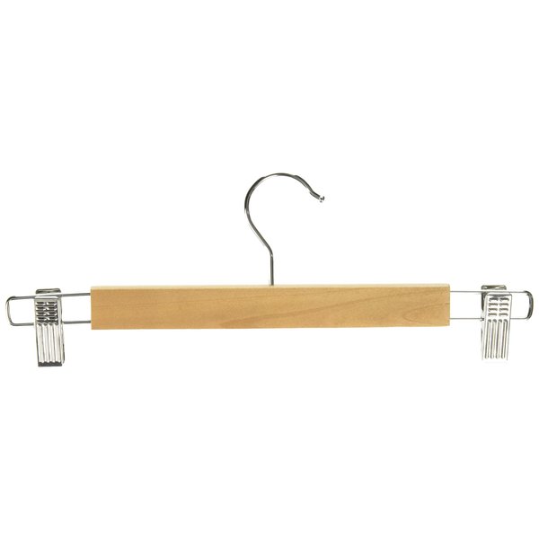 Whitmor GRADE A Natural Wood Skirt Hangers (Set of 5)