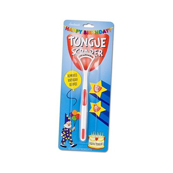 Happy Birthday Tongue Scraper
