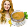 Mofajang Hair Wax Dye Styling Cream Mud, Natural Hairstyle Color Pomade, Washable Temporary, Gold