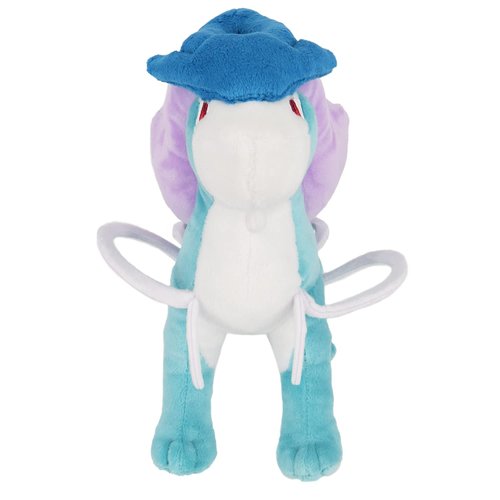 Sanei Pokemon All Star Series - PP64 - Suicune Stuffed Plush, Blue, Purple, 8.5"