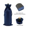 Bezall 10Pcs Burlap Wine Gift Bags with Drawstrings, Reusable Linen Champagne Wine Bottle Covers for Christmas, Wedding, Birthday, Wine Tasting, Housewarming, Travel (Royal Blue)
