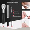 Ingrown Toenail Clippers Removal Kit Pedicure Tools for Feet Pedicure Knife Nail Pliers Treatment Cuticle Cutter