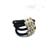 Ruihfas 10Pcs Lady Girls Shiny Rhinestone Rubber Band Hair Rings Korean Hair Accessories Hair Ropes Ponytail Holder