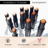 Bodyography Pro Perfect Foundation Stick - Demi-Matte Finish with A Natural Look - Enhancer for Concealing, Highlighting, and Contouring - Vitamin C & E (Maple)