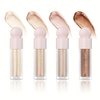 GECOMO Liquid Contour Beauty Wand Face Highlighter Bronzer Makeup Stick, Dewy Finish, Moisturizing Silky Smooth Texture 0.25 Oz/ 7.5ml - 02 STARLIGHT