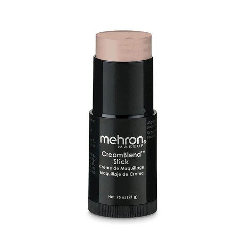 Mehron Makeup CreamBlend Stick | Face Paint, Body Paint, & Foundation Cream Makeup | Body Paint Stick Perfect for Halloween Makeup (Medium Olive)
