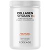 Codeage Collagen Peptides Powder + Vitamin C, Digestive Enzymes, Hyaluronic Acid, Amino Acids - Hydrolyzed Protein Collagen Type I & III Grass Fed Collagen - Non-GMO, Gluten-Free, Unflavored - 9.98 oz