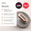 MANTA Pulse Electric Scalp Massager Shampoo Brush, Promotes Healthy Hair Growth, Head Scalp Scrubber, Hair Massager Scalp Exfoliation Brush, Use Dry or Wet, Waterproof Shower Brush for Hair, Grey