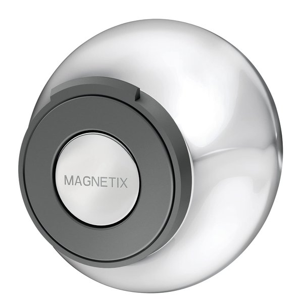 Moen Chrome Remote Dock for Magnetix Removable Handshowers with Included Wall Bracket or Permanent Waterproof Adhesive Options, 186117