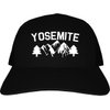 Kings Of NY Yosemite Mountain Forest Mens Trucker Hat Cap Black