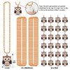 CiciBear 24 Pack Owl Necklace Party Favors with Mardi Gras Beads for Forest Friends Woodland Animals, Party Favors, Home Decorations, Birthday Celebrations