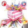 Bonka Bird Toys 1009 Piece of Cake Medium Foraging Cage Toy, Conures, Cockatiel, Parakeets, and Other Similar Breed Sizes