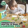 Life Cycle Science Kit Montessori Realistic Figurine, Kids Animal Matching Game with Frog, Ladybug and More Includes 12 Piece, Fun Learning Education Toys Stocking Stuffers for Children 3 4 5 6 7 8