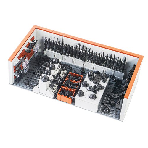 520 Pcs WW2 Military Base Building Brick Set for Army Minifigure War Accessories, Armory Swat Team Weapons Pack Guns Weapons Toys .Compatible with Lego