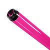 American Made Plastics 4 ft F32T8 Pink Fluorescent Tube Guard with End Caps, Polycarbonate Protective Lamp Sleeve