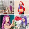 New Hair Chalk Comb for Girls Kids, Washable Temporary Hair Color Dye for Kids Age 5 6 7 8 9 10+ Birthday Party Gift Cosplay DIY, Children's Days (Pink & Purple)