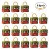 Hammont Christmas Candy Boxes - 18 Pack - Colorful Party Favor Treat Boxes with Sturdy Handle – Perfect for Wedding Favors, Parties and Celebrations | 4.5” x 3.75” x 2.25”