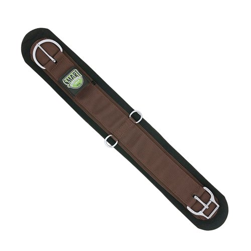 Weaver Equine ‎Straight Smart Horse Cinch, Anti-Slip Felt Lined Saddle Cinch Girth with Smart Cinch Buckle, Western Horse Riding Supplies, ‎Black