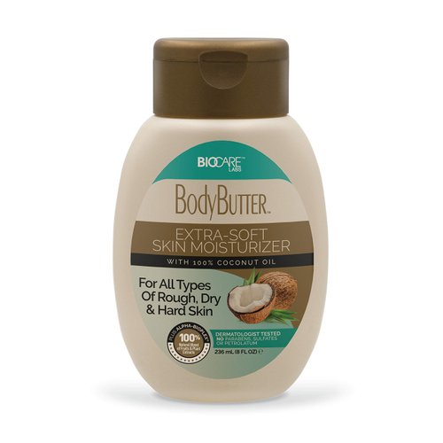 Biocare Labs Moisturizing Body Butter - Body Cream With 100% Coconut Oil - Instantly Penetrates a...
