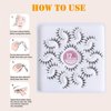 Anime Lashes Clear Band Spiky Lash Wispy Natural Look Japanese Asian Cosplay Manga Fake Eyelashes Individual Cluster 12 Pairs by INMISS