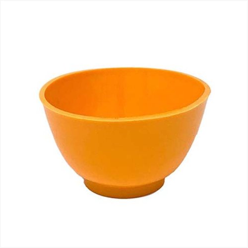 APPEARUS Small Flexible Rubber Spa Facial Face Mask Mixing Bowl (Pumpkin)