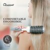 Bombshell Ceramic Round Brush — Pro Ultra Ceramic Thermal Round Hair Brush with Rubber Handle, Round Brush for Blow Drying, Curling, and Styling 1.7"