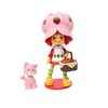 Boss Fight Studio Strawberry Shortcake with Custard the Kitten, Premium Collectible Action Figure – Highly Articulated Fruity Scented Figurine with Accessories, Interchangeable Parts, and Stand – 1:12