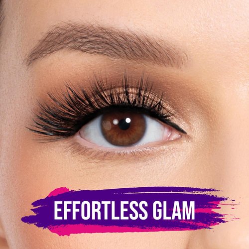 Magnetic Eyelashes | Premium Faux Mink Magnetic Lashes | Confortable and Easy to use | Universal size |Reusable up to 50 times | Vegan and Cruelty free | Natural Look, 1 Pair (Too Flawless)