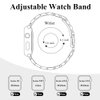CSJCUBIC Metal band Compatible with Apple Watch Band 38mm 40mm 41mm 42mm 44mm 45mm for women, Slim and Thin Stainless Steel Replacement Adjustable Wristband for iWatch Series 7654321SE (Gold,