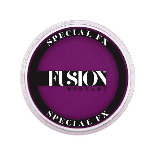 Fusion Body Art and FX Pro Special Effects Paint | Neon Violet (32gm), Professional Quality Water Activated Special FX Paint Supplies Single Color Cake Hypoallergenic, Non-Toxic, Safe, Vegan