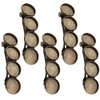 EXCEART Snap Hair Clips 5 Pcs Bronze Hair Clip Round Settings Blank Hairgrip Base Trays Bobby Hair Barrette Bezel Holder For DIY Headdress Jewelry Making Accessories 12mm Metal Hair Clips