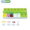 EZY DOSE Weekly (7-Day) AM/PM Pill Case, Medicine Planner, Vitamin Organizer, Medium Compartments, 2 Times a Day, Color May Vary, BPA Free