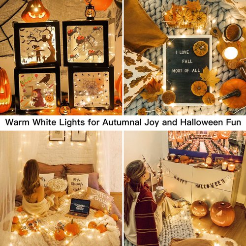 suddus 66ft 200 LED Outdoor String Lights, Warm White Fairy Lights Battery Operated with Remote, Led Twinkle Lights for Bedroom, Dorm, Patio, Tapestry, Backyard, Garden, Christmas, Party, Indoor