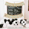 Gankbite Holy Cow I'm One Banner Farm 1st Birthday Party Decoration Barnyard Burlap Garlands Western Boy First Birthday Supplies Blue