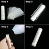 1000 Pieces Shrink Wrap for Lip Balm Tubes lipstick Lip Balm Shrink Wrap Bands Sleeves Lip Balm Tubes Bundle, Perforated, Easy to Use (2.56 x 1.2 Inch)