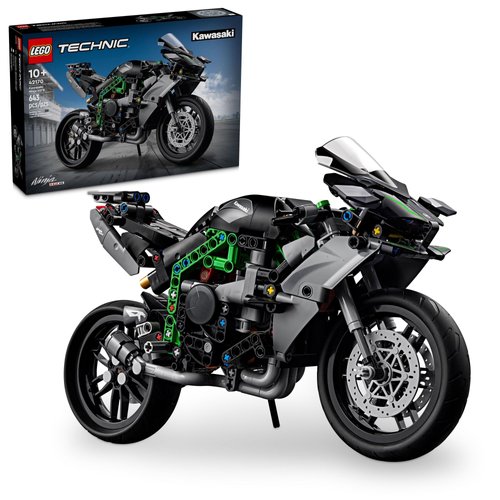 LEGO Technic Kawasaki Ninja H2R Motorcycle Toy - Building Toys for Kids, Boys & Girls, Ages 10+ - Kickstand for Display - Model Kit Birthday Gift - 42170