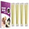 LIDESHUE 4 Pcs Hair Bun Maker, Hair Bun Maker For Women, Bun Donuts For Hair,Ballet Bun Maker-Easy Bun Hair Tool-Shaper Bun Hair Tool (Blonde)