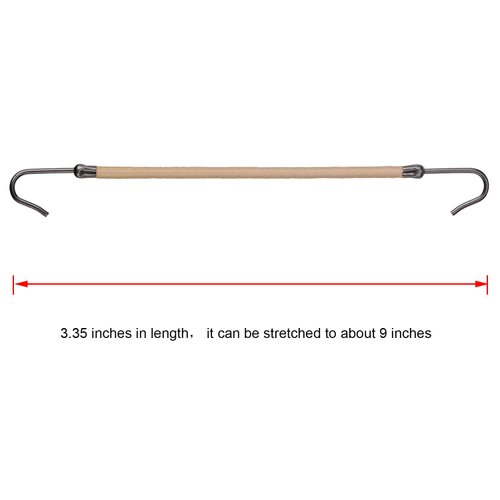 Hotop 15 Pieces Elastic Hook Hair Tie Styling Ponytail Holder Hooks Hair Cord for Curly Hair Long Hair (Black, Brown and Blonde)